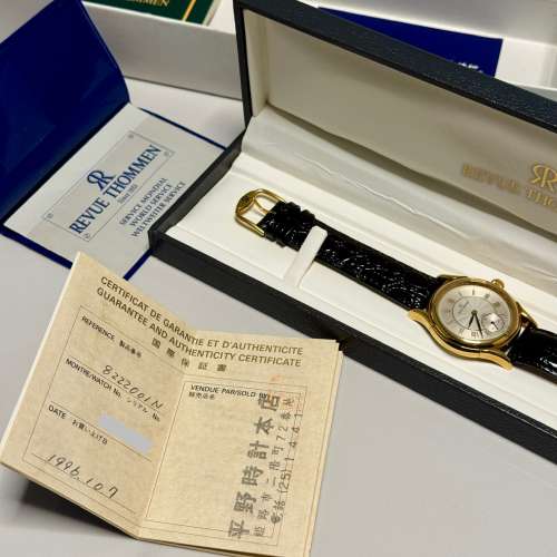 Revue Thommen GT1885 手動上鏈小三針梭曼總統中古瑞士機械手錶 Manual wind Small...
