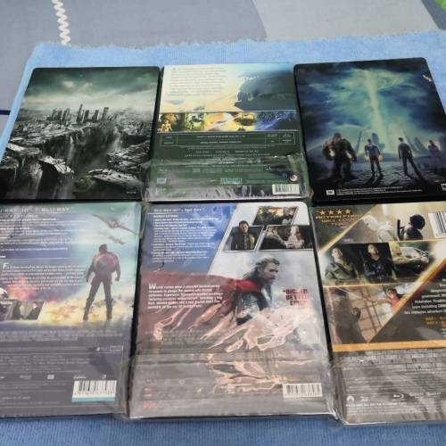 港版鐵盒裝藍光碟6套(100%冇花,全部都有中文字幕)