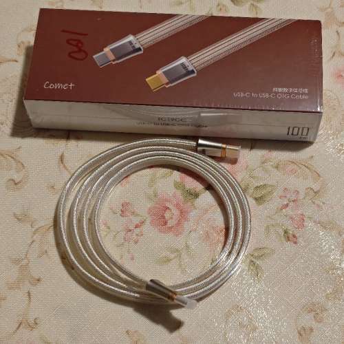 ddHiFi TC19CC USB-C to USB-C 純銀 OTG 數據線