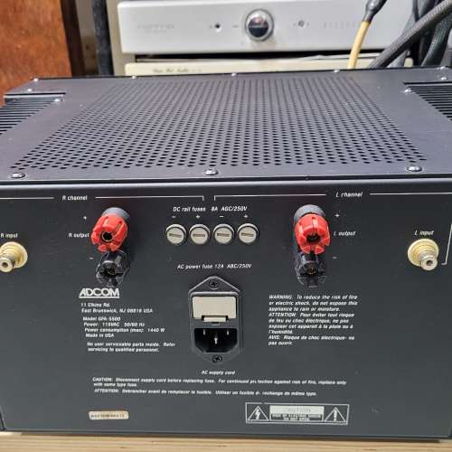 Adcom  GFA5500  後級 年尾清屋 平售