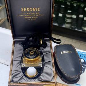 SEKONIC L-398 18K GOLD LIMITED LIKE NEW