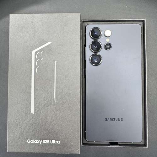 99%New Samsung S25 Ultra 5G 12+512GB 黑色 香港行貨 全套有盒有配件 自用超值
