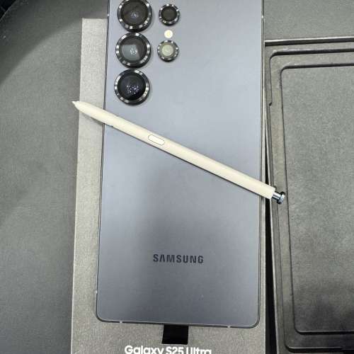 99%New Samsung S25 Ultra 5G 12+512GB 黑色 香港行貨 全套有盒有配件 自用超值