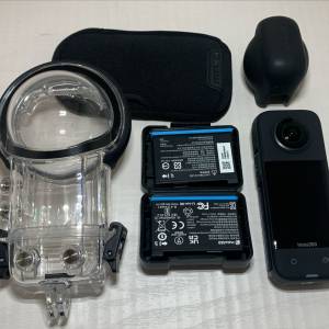 [觀塘實體店] 二手 Insta360 X3 (共2電+潛水殼+鏡頭保護套) 行貨 *S72381* | Insta...