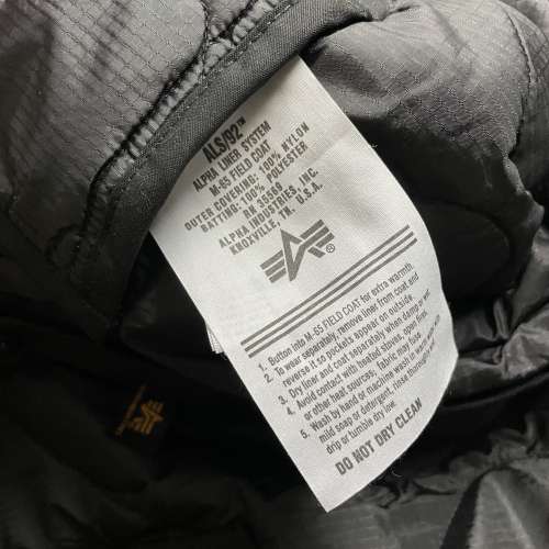 全新日本🇯🇵Alpha Industries薄夾棉褸