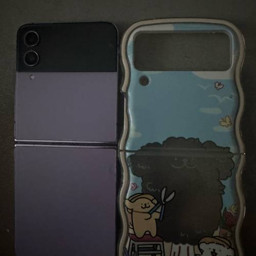 港版 samsung flip 4 512gb 紫色