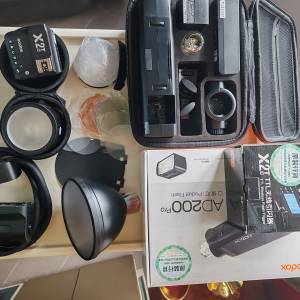 神牛 Godox AD200Pro + X2T-C TTL 閃光燈套裝