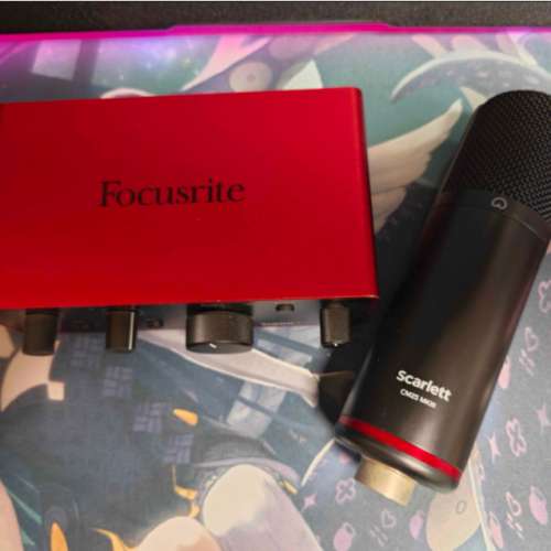 Focusrite Scarlett 2i2 Studio 3rd Gen 錄音介面 + 麥克風