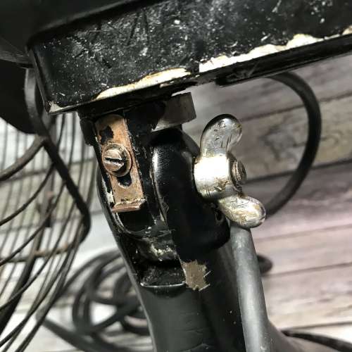 五十年代古董 KDK 電風扇 30cm 歲月痕跡 日本產，撥桿開關