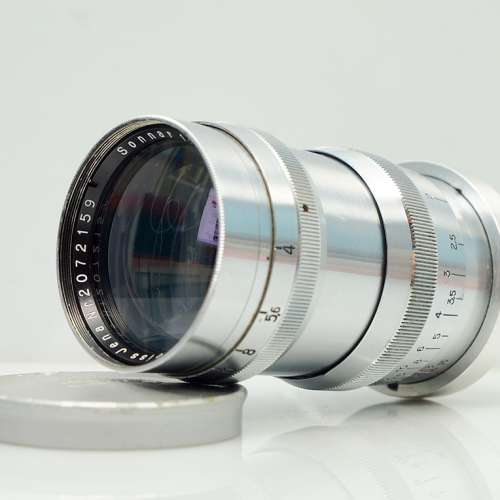 戰前1937年 白銀Carl Zeiss Jena Sonnar 135mm f4 (非常新淨)