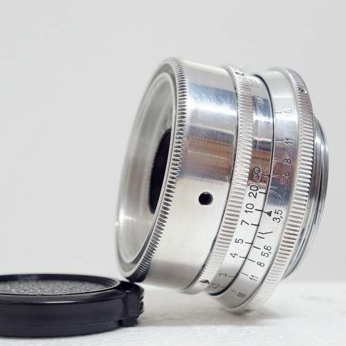 白銀版俄仔 L39 Lomo T-43 40mm f4, Made in USSR (極新淨)