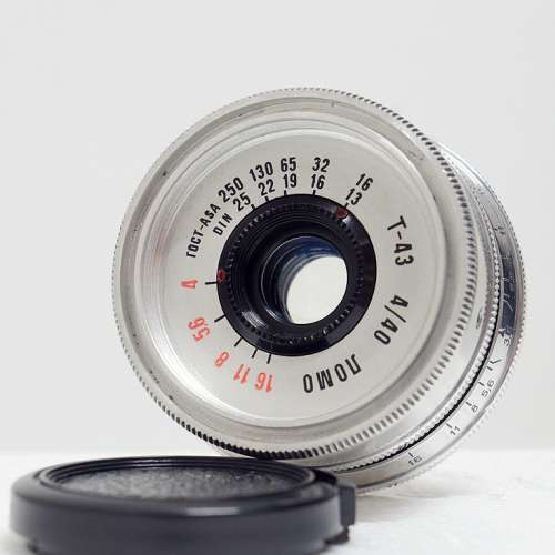 白銀版俄仔 L39 Lomo T-43 40mm f4, Made in USSR (極新淨)