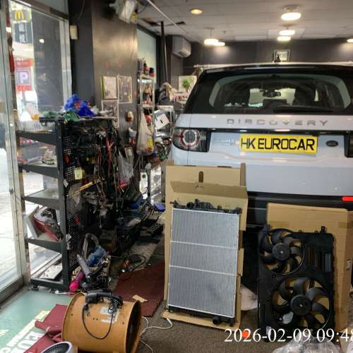 Range Rover land Rover 路虎 更換 水箱 風扇