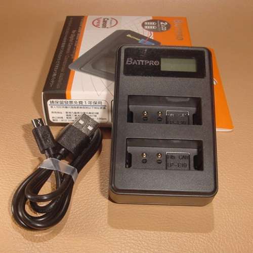 LPE10 LP-E10 USB充電器合Canon EOS 1300D,1500D,2000D,4000D 及多款相機專用請看...