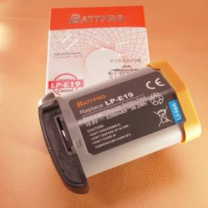 BATTPRO LPE19 LP-E19 電池合Canon EOS-1D X Mark II EOS R3 EOS R1相機 請看內容 ...