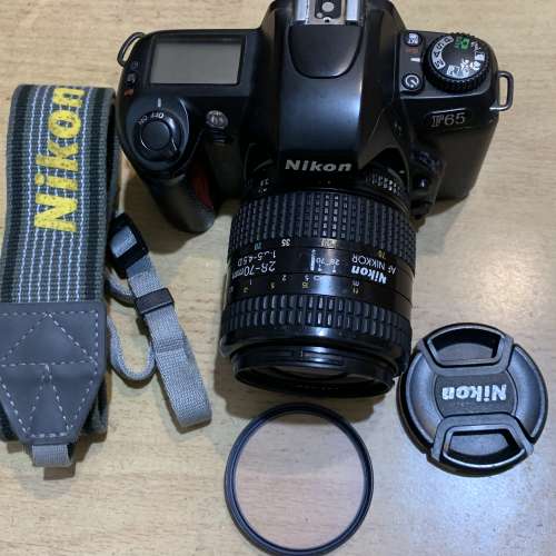 平用Nikon F65菲林機連原廠AF 28-70mm鏡頭 全正常