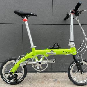 FNHON 1401 412 外3速 LP 碳前叉 中空餅 EAFUNNY  14吋輪組 鋁合金 折叠車 送水架前...
