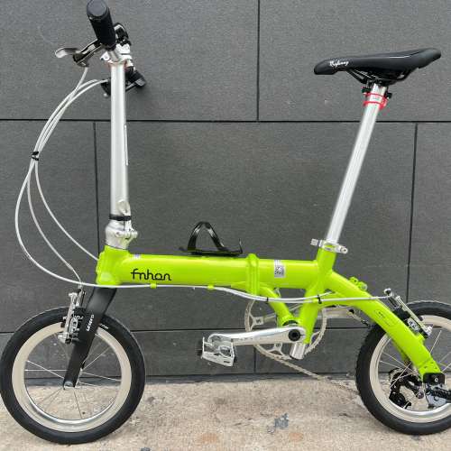 FNHON 1401 412 外3速 LP 碳前叉 中空餅 EAFUNNY  14吋輪組 鋁合金 折叠車 送水架前...