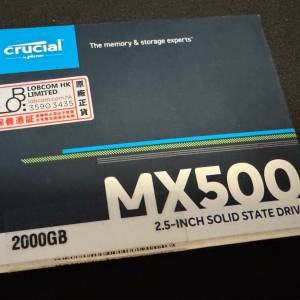 Crucial MX500 2T sata SSD