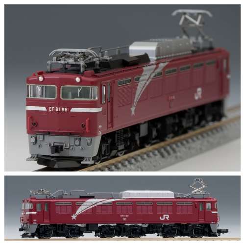 TOMIX 7126 JR EF81形電気機関車(北斗星色・Hゴムグレー)
