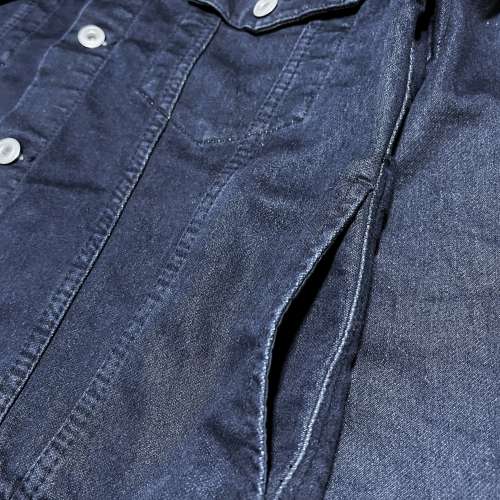 日本潮牌 Rageblue 男装深寶藍色 Classic  傳統4袋 牛仔褸 Denim Jacket Smart Cas...
