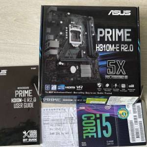 ASUS H310M-E R2.0 + I5 9400f