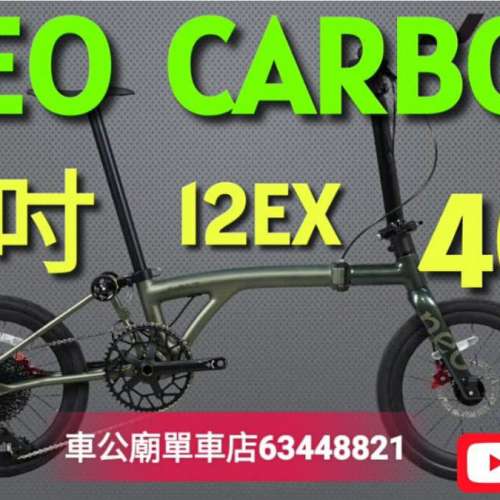 2026 Java NEO 20吋 full carbon （406） 12s橄榄绿