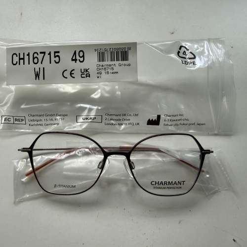 全新 CHARMANT CH29115 眼鏡架