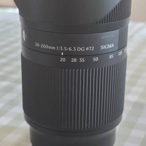 Sony Sigma 20-200mm f/3.5-6.3 DG 鏡頭