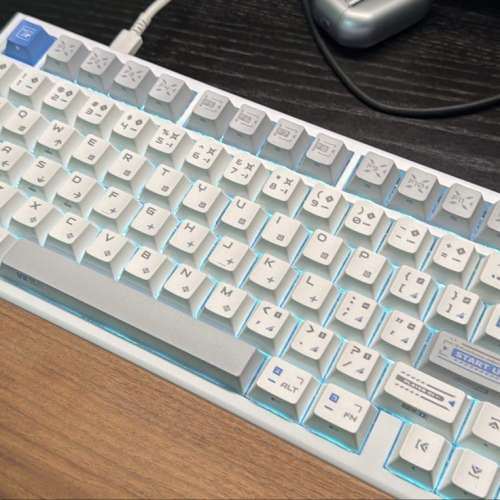 ATK RS7 V2 Ultra 75% 單模磁軸鍵盤 银刃-白【晶刃轴】