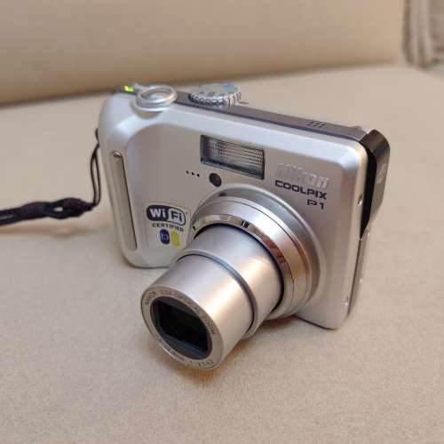 Nikon Coolpix P1 新淨尼康1/1.8吋大CCD相機 數碼相機 Travel CCD Camera 旅行相機 ...