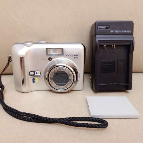 Nikon Coolpix P1 新淨尼康1/1.8吋大CCD相機 數碼相機 Travel CCD Camera 旅行相機 ...