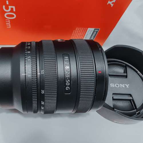 Sony 24-50mm F2.8 99.9%新行半年保盒單齊送貼紙