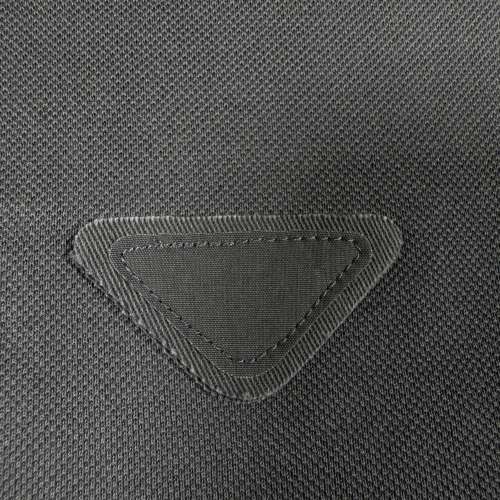 全新Prada絲光珠地棉Polo