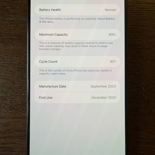 iphone 15 pro max 512gb Blue香港行貨 (雙Sim Card 槽）