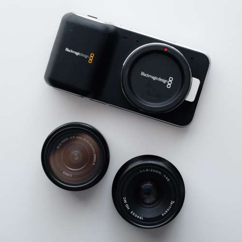 Black Magic Pocket Cinema Camera BMPCC OG 連2枝鏡
