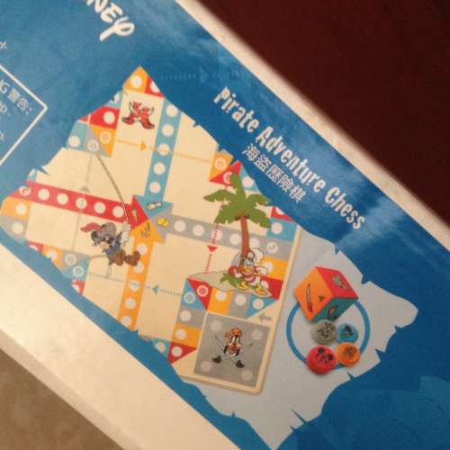 DISNEY Plush Play Mat Pirate Adventure Chess 4&rsquo; x 4&rsquo; NEW 全新 兒童地毯地墊