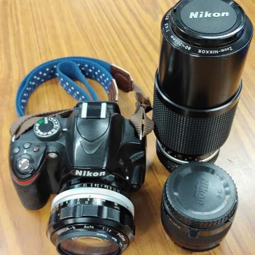 Nikon D3100 + 50mm F1.2 + 80-200mm 4.5 + 2x增距鏡