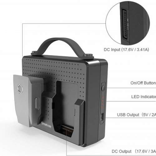 Smatree Mavic 2 Pro 外帶充電器