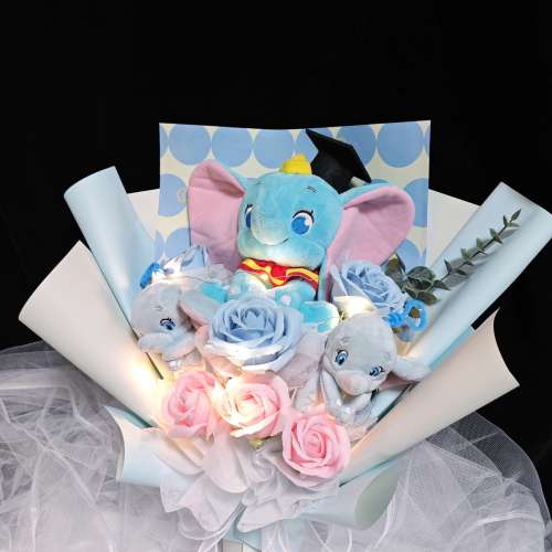 睇下文&middot;文盲勿擾&middot;不轉wtsapp/電話‼️獨家原創&middot;專業花藝師用心製作 小飛象畢業公...