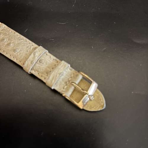 Tudor leather strap and buckle