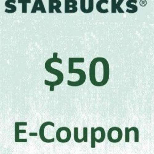 Starbucks  $50 電子券