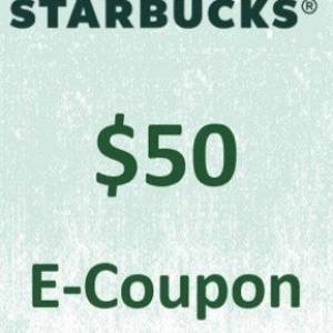 Starbucks  $50 電子券