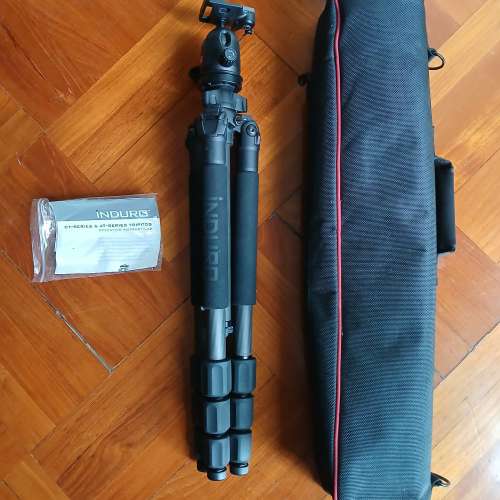 INDURO Carbon 8x CT114 碳纖維三腳架 (連 Manfrotto 496RC2 球型雲台)