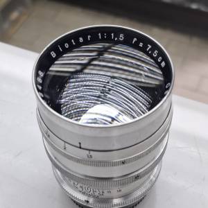 CAL ZEISS JENA BIOTAR 7.5CM F1.5 PRE-WAR FIRST VER. NIKON MOUNT
