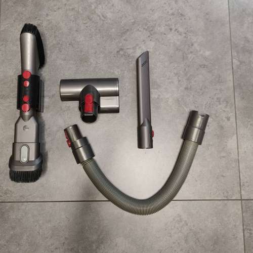 Dyson 吸頭配件五件 + 收納夾 (夾長杆用)