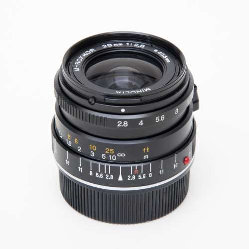 Minolta M-Rokkor 28mm f/2.8 Lens for Leica M mount