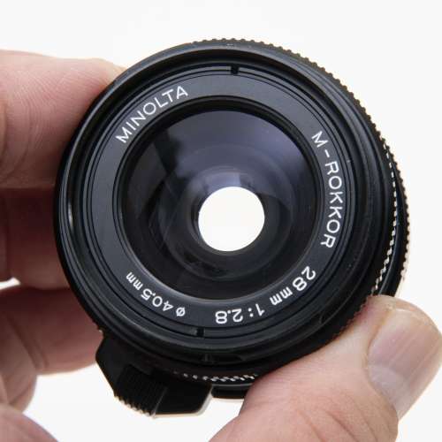 Minolta M-Rokkor 28mm f/2.8 Lens for Leica M mount