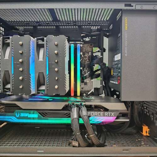 i5 13600KF ASUS B760M-A Team Delta 32GB DDR5 1TB SSD M.2 ZOTAC 3080 顯示卡