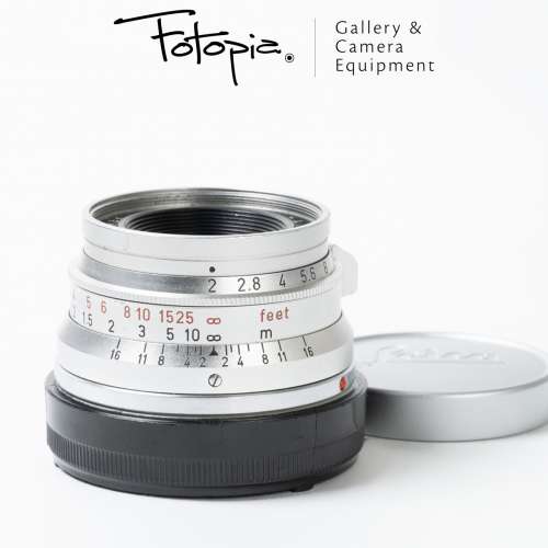 || Leica Summicron-M 35mm F2 - Silver / v1 / 8 Elements / Canada, SN: 210xxxx ||